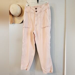 Abercrombie Light Pink High-Waisted Pants, S